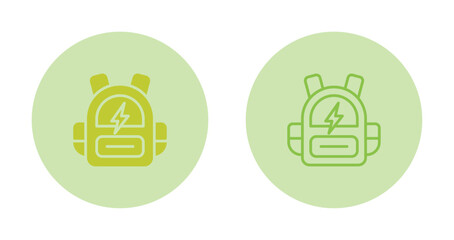 Poster - Smart Backpack Vector Icon