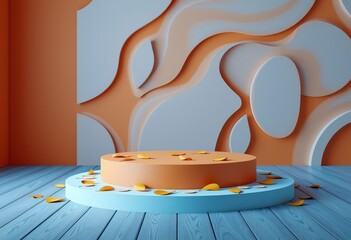 Wall Mural - utensils on a wooden table