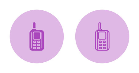 Sticker - Walkie Talkie Vector Icon