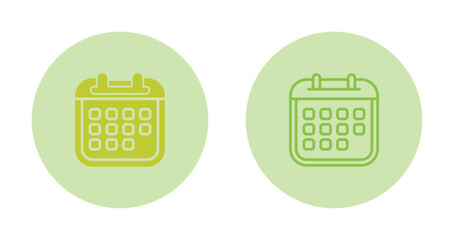 Sticker - Calendar Vector Icon