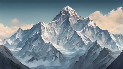 Wall Mural - mount everest country