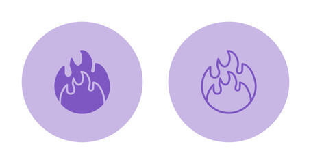 Sticker - Fire Vector Icon