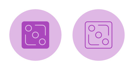 Sticker - Dice Vector Icon