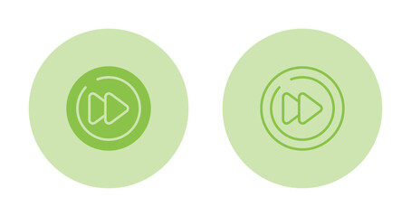 Sticker - Video Next Track Circle Vector Icon