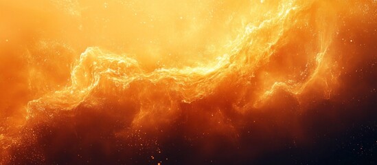 Wall Mural - Cosmic Fire: A Fiery Nebula