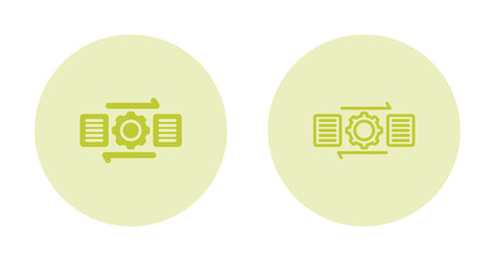 Canvas Print - File Management Vector Icon