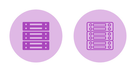 Sticker - Server Vector Icon