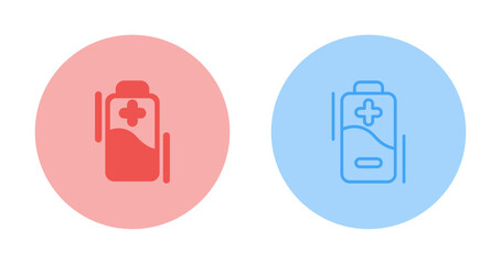 Sticker - Battery Vector Icon