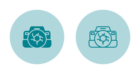 Sticker - Dslr Camera Vector Icon