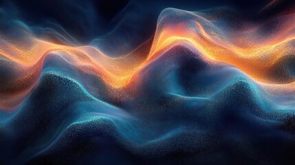 Wall Mural - A surreal, cosmic-themed digital artwork featuring a vibrant explosion of light and color.