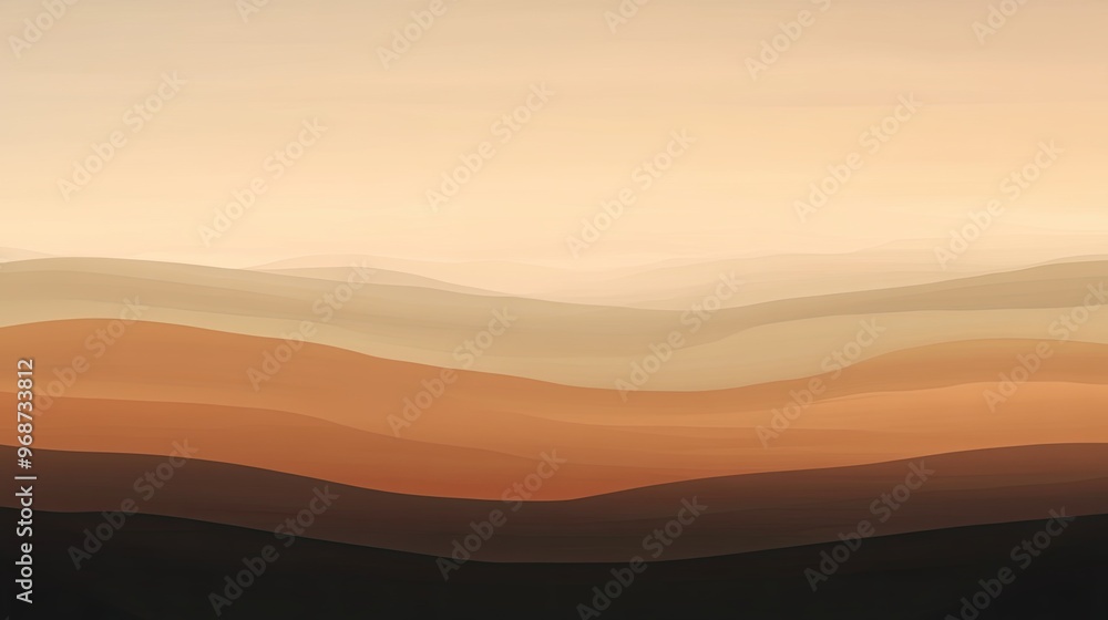 Delicate gradient background with muted earth tones blending ...