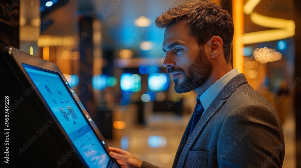 Check In Using Digital Technology AI-driven automated hotel check-in systems with biometric ...