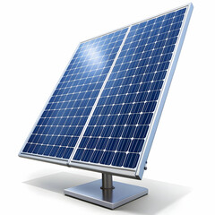 a solar panel on white background