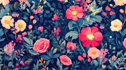 Wall Mural - Ideal for backgrounds fabric designs textiles packaging greeting cards scrapbooking blog backdrops wallpapers and a variety of other creative projects