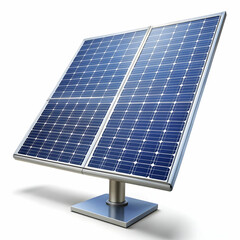 a solar panel on white background