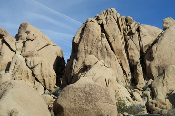 Rock formations in Joshua Tree National Park