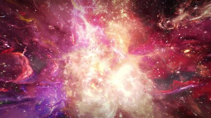 Wall Mural - glowing galaxy nebula space background