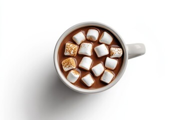 Wall Mural - Cozy Indulgence: Mug of Hot Chocolate