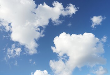 Wall Mural - Cloud formations on transparent background in a close up perspec