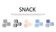© Graphicsmine - Snack icon design with white background stock illustration