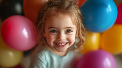 Canvas Print - young_girl_birthday