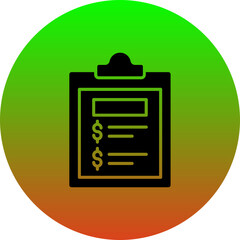 Poster - Price List Icon