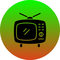 Sticker - Television Icon