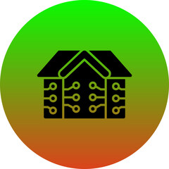 Canvas Print - Smart House Icon