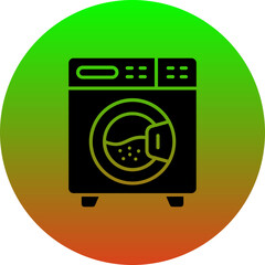 Sticker - Washing Machine Icon