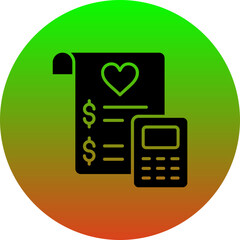 Sticker - Wedding Cost Icon