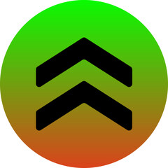 Sticker - Up Chevron Icon