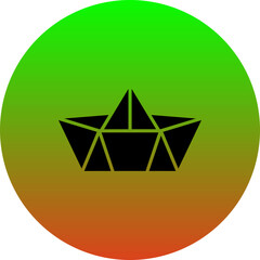 Sticker - Paper Boat Icon