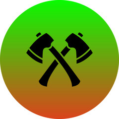 Sticker - Axes Icon