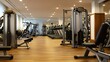 © Mr image - 22. A well-organized gym with various fitness machines and free weights