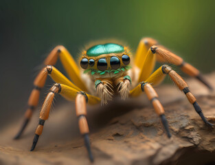 Canvas Print - Close Up Spinne