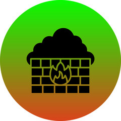 Sticker - Brick Wall Icon