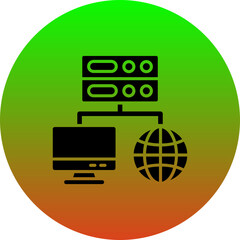 Sticker - Network Server Icon