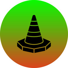 Sticker - Traffic Cone Icon