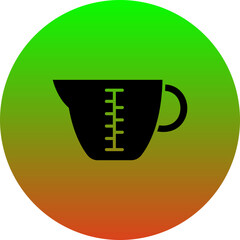 Sticker - Measuring Cup Icon