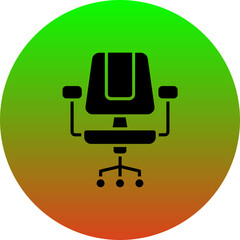 Canvas Print - Office Chair Icon