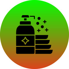 Poster - Dish Washing Icon