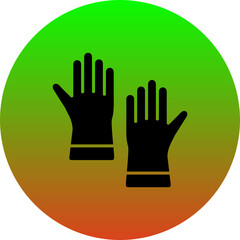 Canvas Print - Cleaning Gloves Icon