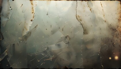 Nostalgic backdrop of worn film texture featuring light leaks, dust hints, and subtle scratches