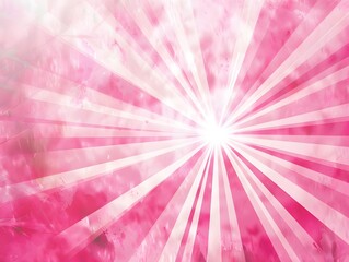 Wall Mural - pink radial background