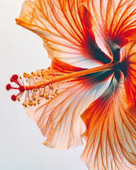 Sticker - orange lily flower