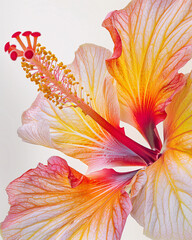 Sticker - orange lily flower