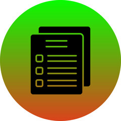 Sticker - Document Icon