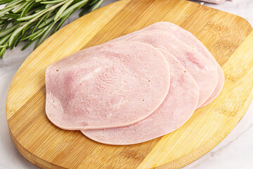 Poster - Sliced pork ham for sandwiches