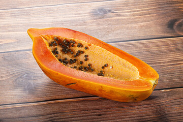 Sweet and juicy tropical papaya