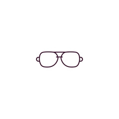 eyewear outline icon. Linear vector from fashion concept. Thin line eyewear icon isolated on white background